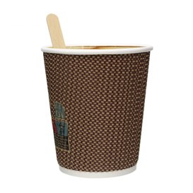 Bicchiere Carta Ecologico Kraft 9Oz/270 ml (25 Pezzi)
