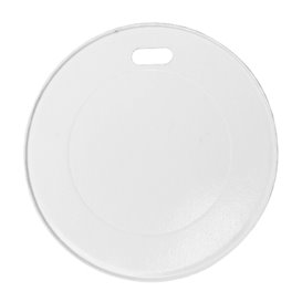 Coperchio da viaggio con foro in carta bianca Ø8,0cm (1.000 Pezzi)