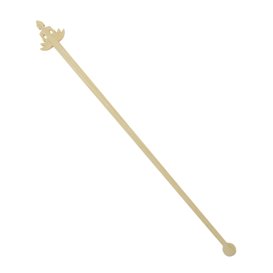Agitatore per Bere in Bambù “Bouddha 1” 18cm (50 Pezzi)