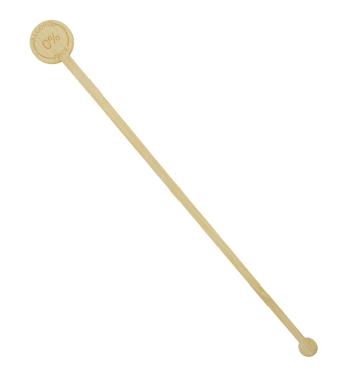 Agitatore per Bere in Bambù 0% Alcool 18cm (50 Pezzi) Agitatore per Bere in Bambù 0% Alcool 18cm (50 Pezzi)