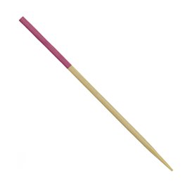 Spiedino di Bambù Punta Fucsia 7cm (300 Pezzi)