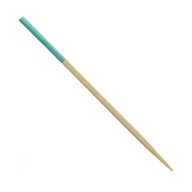 Spiedino di Bambù Punta Turchese 7cm (300 Pezzi)