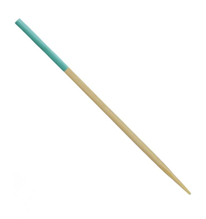 Spiedino di Bambù Punta Turchese 7cm (300 Pezzi) Spiedino di Bambù Punta Turchese 7cm (300 Pezzi)