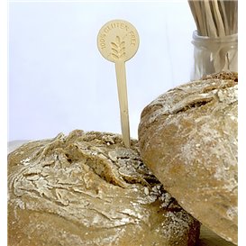 Stuzzicadenti Marcatore Bambù Gluten Free 10cm (600 Pezzi)