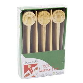 Stuzzicadenti Marcatore Bambù Lactose Free 10cm (50 Pezzi)
