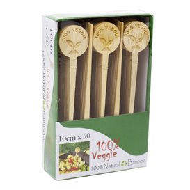 Stuzzicadenti Pennarello di Bambù Veggie 10cm (600 Pezzi)