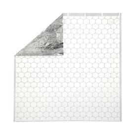 Foglio di Alluminio Oleato Argento 41*41cm (25 Pezzi)