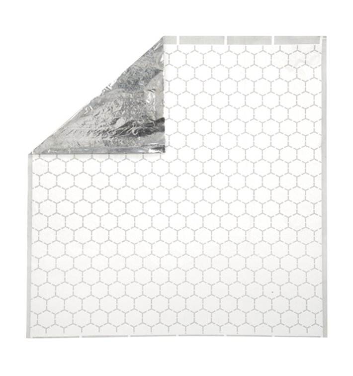 Foglio di Alluminio Oleato Argento 41*41cm (25 Pezzi) Foglio di Alluminio Oleato Argento 41*41cm (25 Pezzi)
