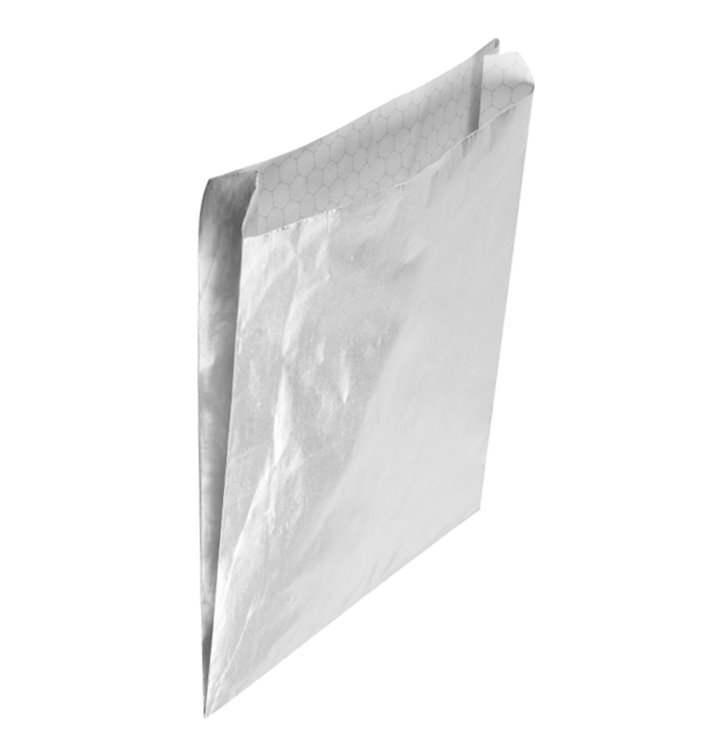 Foglio di Alluminio Oleato Argento 22,3*20+5cm (2000 Pezzi) Foglio di Alluminio Oleato Argento 22,3*20+5cm (2000 Pezzi)