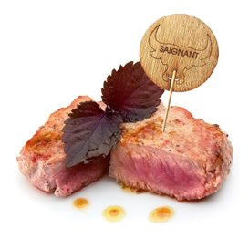 Stuzzicadenti Marcatore Fatto Poco “Saignant” 9 cm (1200 Pezzi)