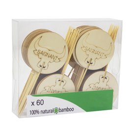 Stuzzicadenti Marcatore Fatto Poco “Saignant” 9 cm (1200 Pezzi)