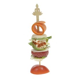 Spiedino di Bambù “Bouddha 1” 12 cm (50 Pezzi)