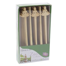 Spiedino di Bambù “Bouddha 1” 12 cm (600 Pezzi)
