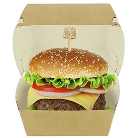 Spiedino per Hamburger in Bambù 12 cm (50 Pezzi)
