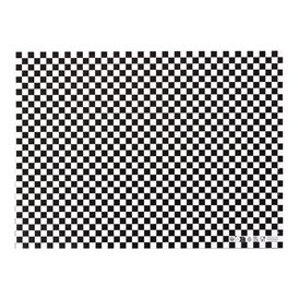Carta Antigrasso “Vichy” Nero 31x42cm (1.000 Pezzi)