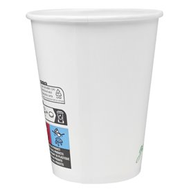 Bicchiere di Carta 6Oz/180ml Bianco Ø7,0cm (1.000 Pezzi)