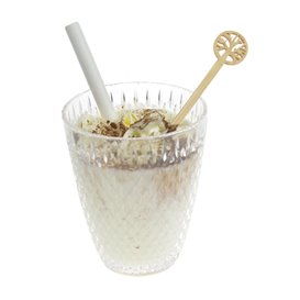 Agitatore per Bere con Albero Della Vita in Bambù 14 cm (50 Pezzi)