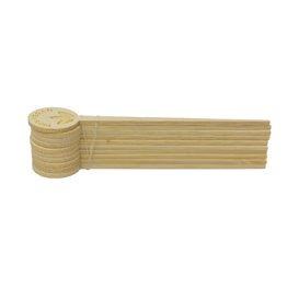 Stuzzicadenti Pennarello di Bambù Vegan 10cm (50 Pezzi)