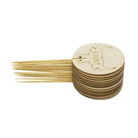 Stuzzicadenti Marcatore Mezzo Fatto “A Point” 9 cm  (1200 Pezzi)