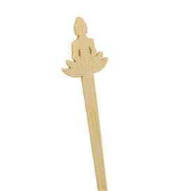 Spiedino di Bambù “Bouddha 1” 12 cm (600 Pezzi)