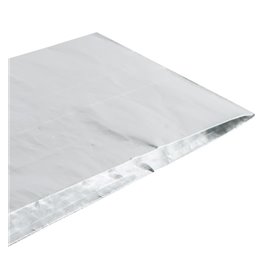 Sacchetto di Carta Alluminio Oleato Argento 31,5+5x10,3cm (250 Pezzi)