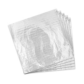 Carta Antigrasso Accoppiata con Alluminio 41x41cm (200 Pezzi)