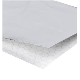 Sacchetto di Carta Antigrasso Argento 2L 16x16cm (500 Pezzi)