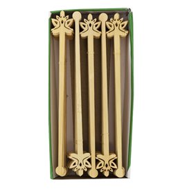 Agitatore per Bere in Bambù “Bouddha 2” 14 cm (600 Pezzi)
