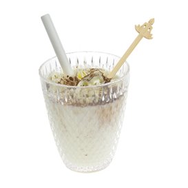 Agitatore per Bere in Bambù “Bouddha 1” 14 cm (50 Pezzi)