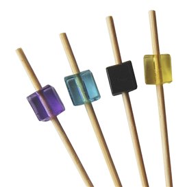 Spiedino di Bambù Secchio Colori 7cm (1.200 Pezzi)
