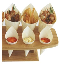 Stand di Bambu per Cono 12 Bucos (1 Pezzi)