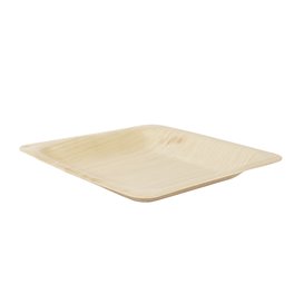 Piatto di Legno Quadrato 10,5x10,5cm (25 Pezzi)