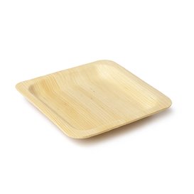 Piatto di Legno Quadrato 10,5x10,5cm (25 Pezzi)