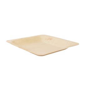 Piatto di Legno Quadrato 9x9cm (600 Pezzi)