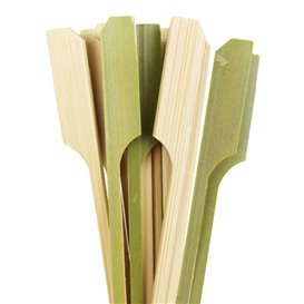 Spiedini di Bambù "Golf" Naturale 15cm in scatola  (100 Pezzi)