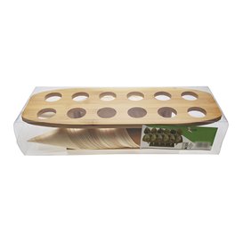 Stand di Bambu per Cono 12 Bucos (1 Pezzi)