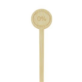 Agitatore per Bere in Bambù 0% Alcool 14cm (50 Pezzi)