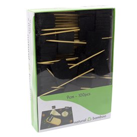 Spiedi di Bambu Decorato Tabellone 9cm (1.000 Pezzi)