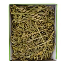 Spiedini di Bambù con Nodo Naturale 7cm in scatola (250 pezzi)