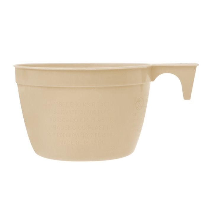 Tazza Riutilizzabile Cup Beige PP 90ml (900 Pezzi) Tazza Riutilizzabile Cup Beige PP 90ml (900 Pezzi)