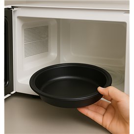 Coppette Plastico PP Nera 1000ml Ø23cm (150 Pezzi)