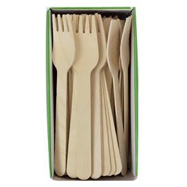 Forchetta di Legno Eco 16cm (1200 Pezzi)