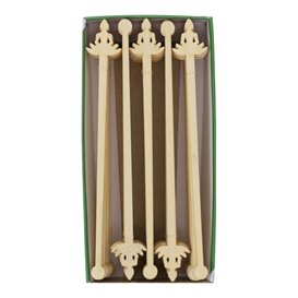 Agitatore per Bere in Bambù “Bouddha 1” 14 cm (600 Pezzi)