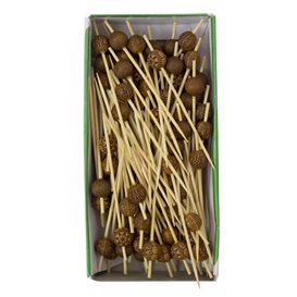 Stecchini in bambù Etnico 9cm (100 Pezzi)
