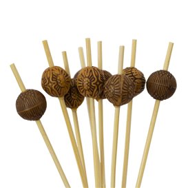 Stecchini in bambù Etnico 9cm (100 Pezzi)