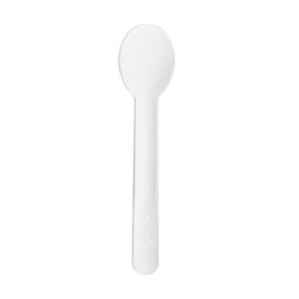 Cucchiaino di Cartone Rigido Bianco 13cm (1.000 Pezzi)