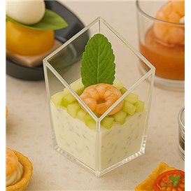 Bicchiere da Degustazione Diamantato PS Trasparente 60ml (20 Pezzi)
