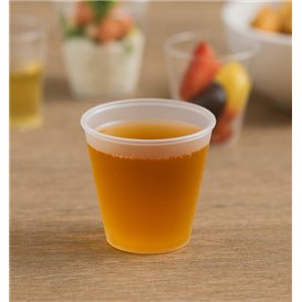 Bicchiere da Degustazione Trasparente Riutilizzabile in PP da 25 ml (100 Pezzi)