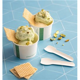 Paletta Gelato in Carta Bianca 9 cm (2.000 Pezzi)