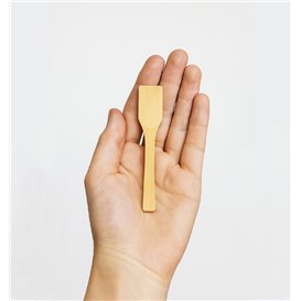 Cucchiaio in Bambù per il Ghiaccio 9cm (100 Pezzi)